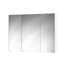 LED-Spiegelschrank 'KHX' weiß Hochglanz 100,4 x 74 x 14,2 cm