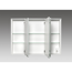 LED-Spiegelschrank 'KHX' anthrazit Hochglanz 100,4 x 74 x 14,2 cm