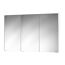 LED-Spiegelschrank 'KHX' weiß matt 120,4 x 74 x 14,2 cm