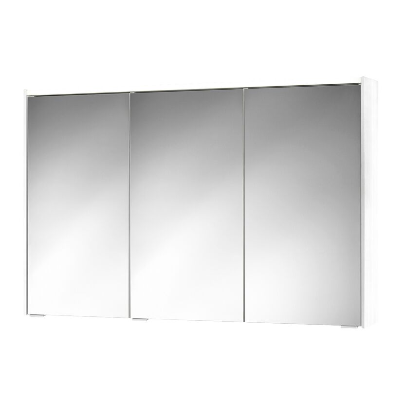 LED-Spiegelschrank 'KHX' weiß matt 120,4 x 74 x 14,2 cm