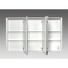LED-Spiegelschrank 'KHX' weiß matt 120,4 x 74 x 14,2 cm