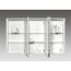 LED-Spiegelschrank 'KHX' weiß matt 120,4 x 74 x 14,2 cm