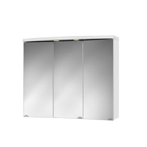 LED-Spiegelschrank 'Ancona' weiß Hochglanz 82,5 x 69,1 x 25 cm