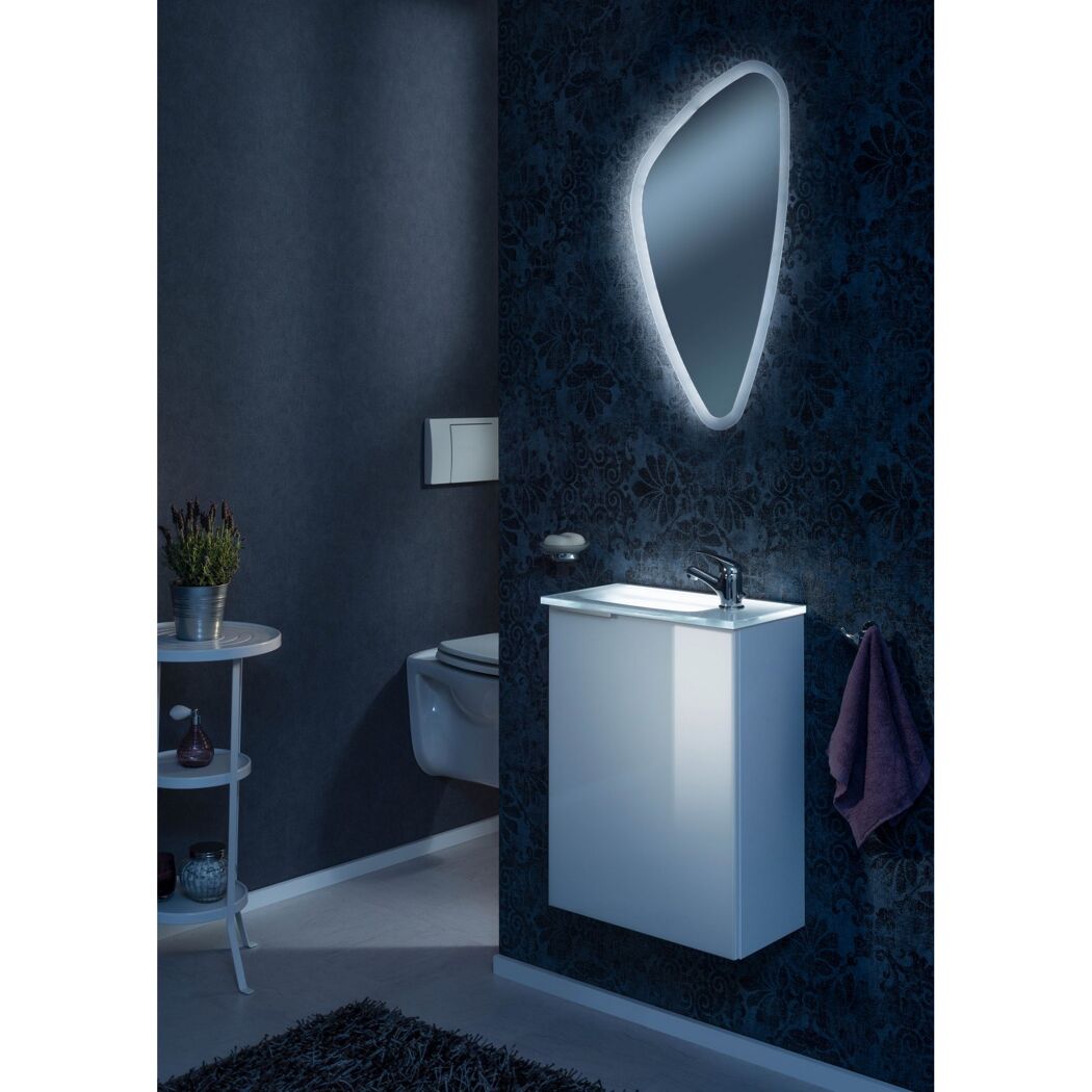 LED-Spiegel 'Organic' 76 x 40 x 3 cm