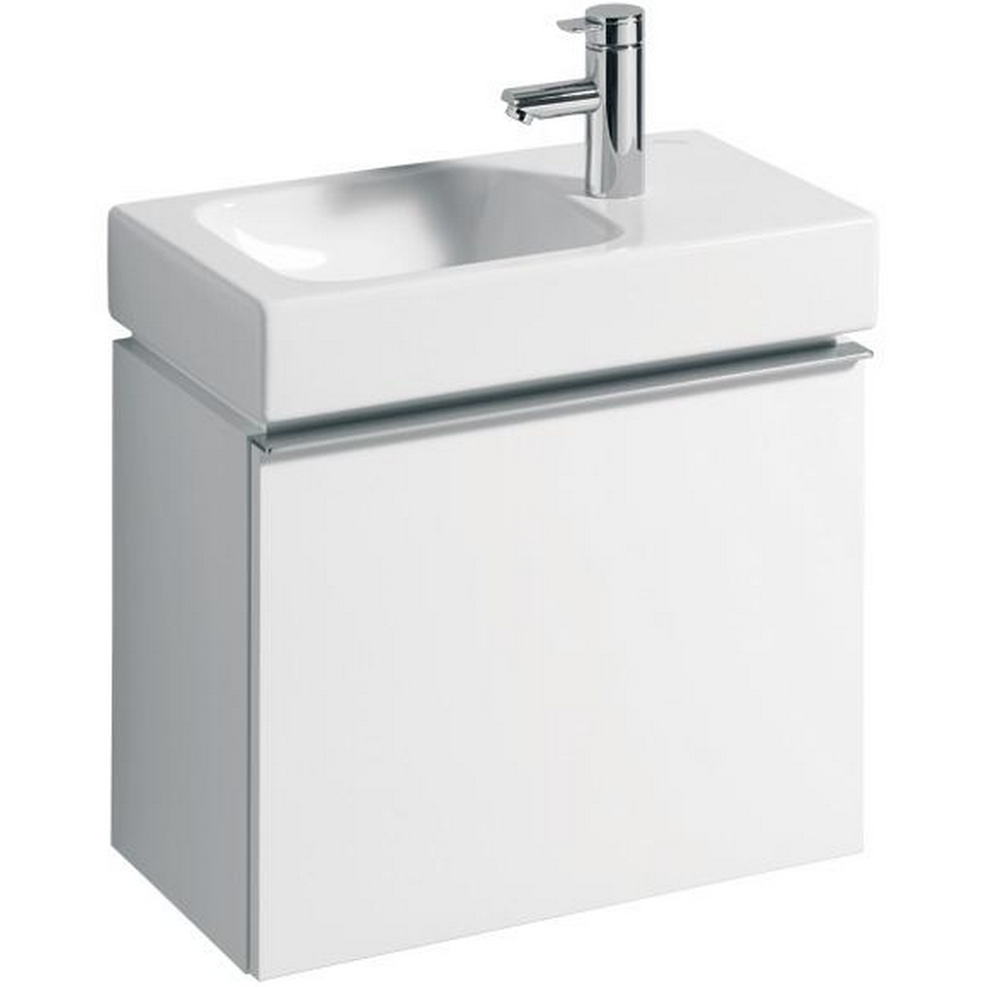 Waschtischunterschrank 'iCON Xs' 52 x 42 30,8 cm weiß hochglänzend + product picture