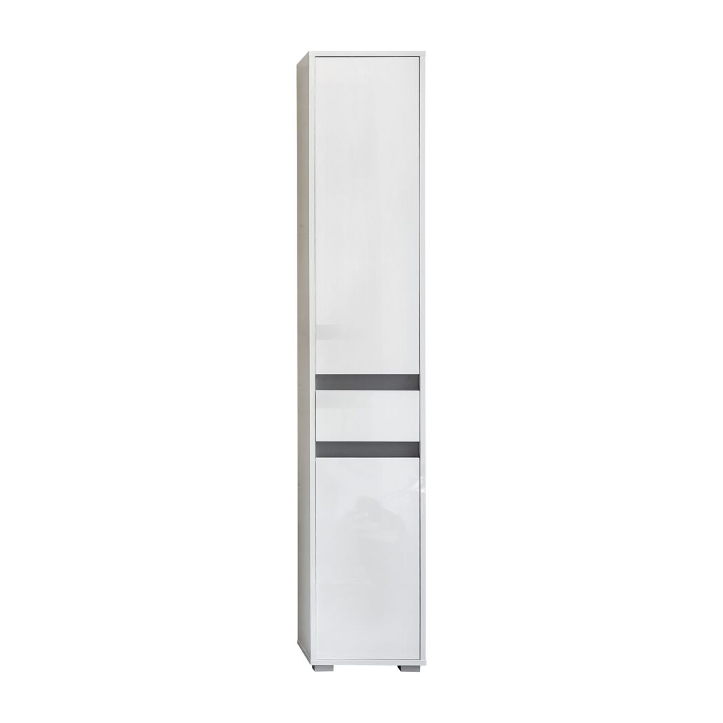 Hochschrank 'Sol' weiß lackiert 35 x 191 x 31 cm