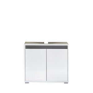 Waschbeckenunterschrank 'Sol' weiß lackiert 67 x 60 x 36 cm