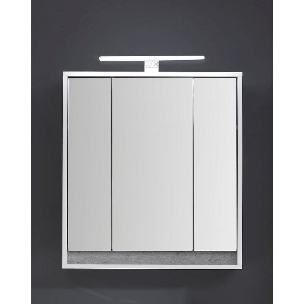 Spiegelschrank 'Sol' weiß 67 x 73 x 18 cm