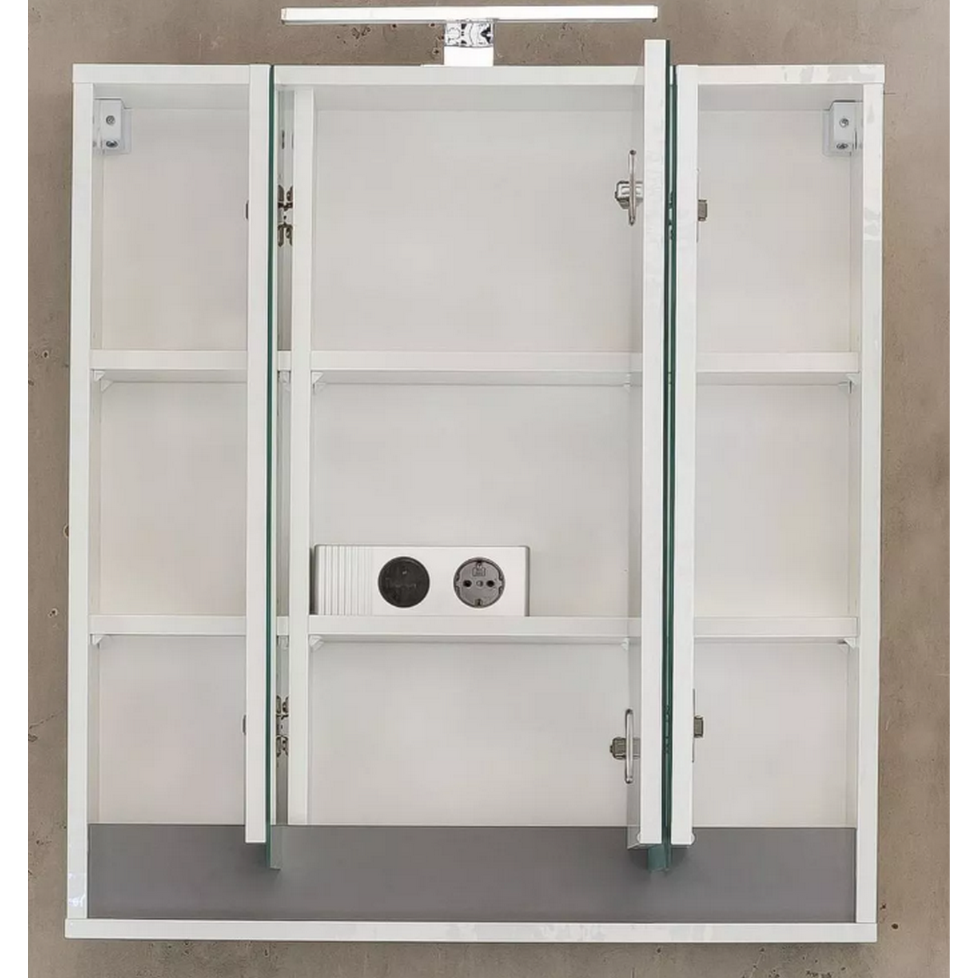 Spiegelschrank 'Sol' weiß 67 x 73 x 18 cm