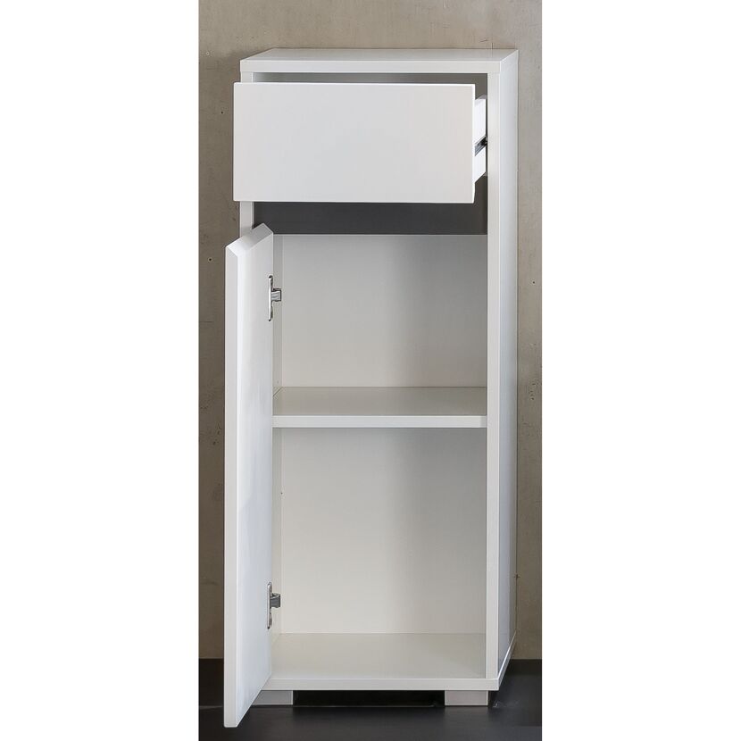 Standschrank 'Sol' weiß 35 x 89 x 31 cm, inkl. 5 Wechselblenden