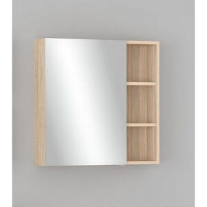 Spiegelschrank 'Latina' weiß 72 x 78 x 17 cm