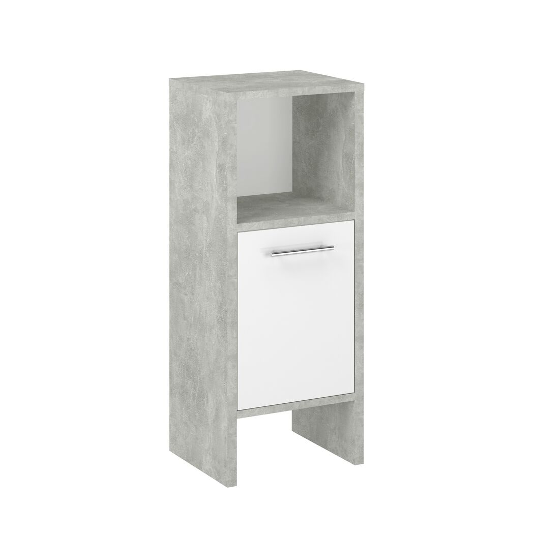 Beistellschrank LAHTI Beton Weiß