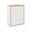 Unterschrank 'Finn' weiß/braun foliert 60 x 75 x 30,5 cm