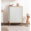 Unterschrank 'Finn' weiß/braun foliert 60 x 75 x 30,5 cm