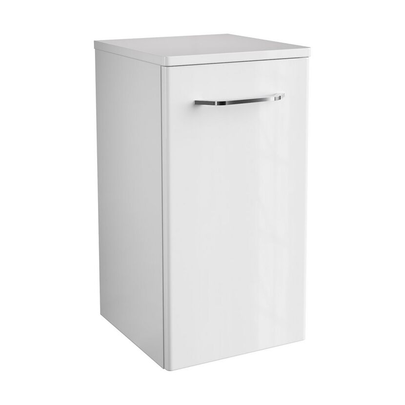Weißer Hochschrank Milano US mit einem Türgriff