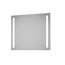 LED-Spiegel 'Silver Stream' 80 x 60 cm