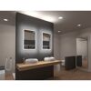 LED-Spiegel 'Silver Sunshine 2.0' mit Uhr 45 x 70 cm