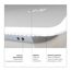 LED-Badspiegel 'Silver Sunshine 2.0' 80 x 70 cm