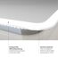 LED-Spiegel 'Silver Sunshine' 120 x 70 cm