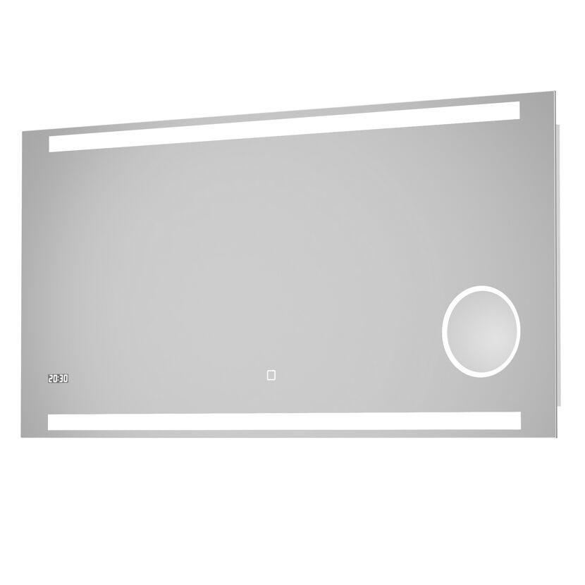 LED-Spiegel 'Silver Style' 120 x 60 cm