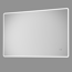 Verkleinertes Bild von LED-Spiegel 'Silver Sunshine 2.0' mit Uhr 120 x 70 cm
