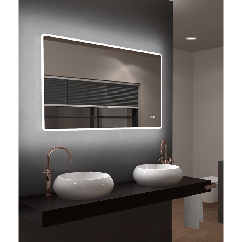 LED-Spiegel 'Silver Sunshine 2.0' 120 x 70 cm
