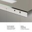 LED-Spiegel 'Silver Elegance' mit Uhr 80 x 60 cm