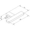 LED-Aufsatzleuchte 'Finn' 4,4 W 310 lm neutralweiß 20 x 4,5 x 11,9 cm