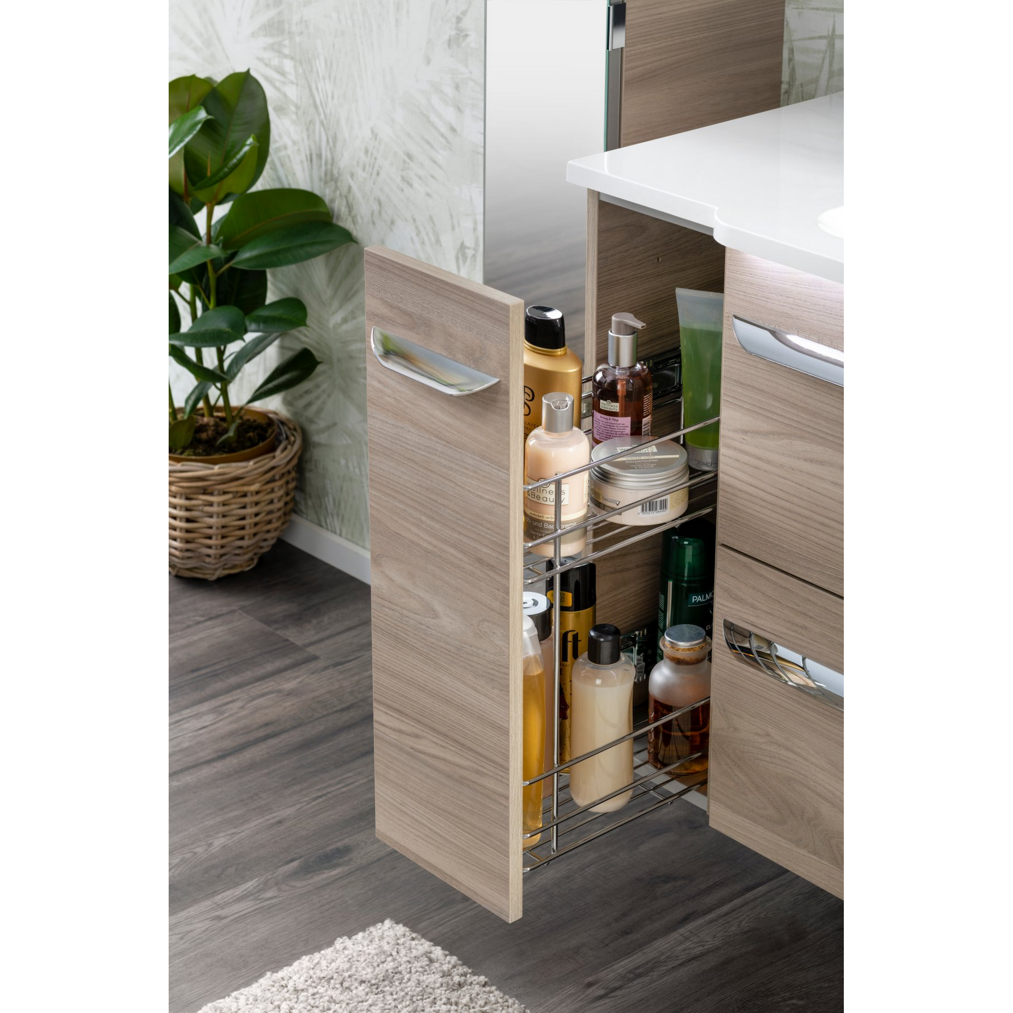 Unterbauschrank mit Apothekerauszug 'Luxor' steinesche 20 x 60,5 x 45 cm + product picture