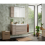 Waschbeckenunterschrank 'Luxor' braun 79,5 x 60,5 x 45 cm