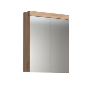 Spiegelschrank 'Amanda' braun matt 60 x 77 x 17 cm