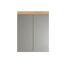 Spiegelschrank 'Amanda' braun matt 60 x 77 x 17 cm