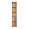Hochschrank 'Amanda' braun matt 37 x 190 x 31 cm