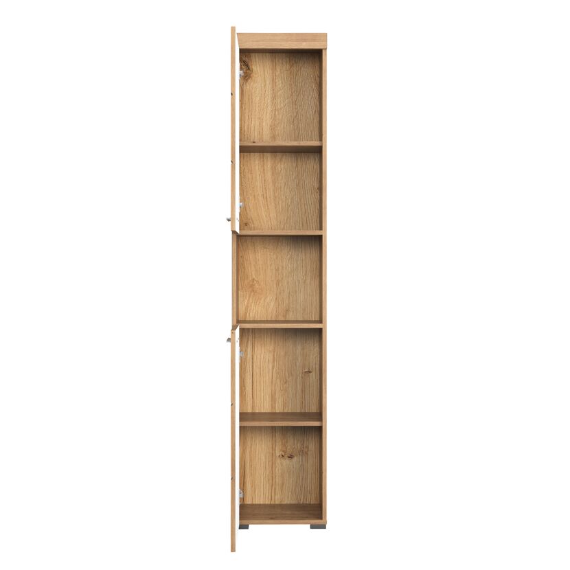 Hochschrank 'Amanda' braun matt 37 x 190 x 31 cm