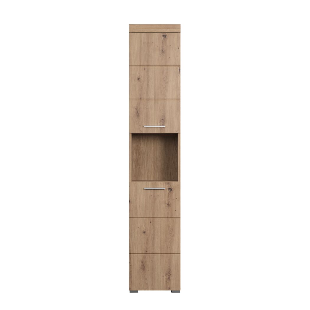 Hochschrank 'Amanda' braun matt 37 x 190 x 31 cm