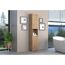 Hochschrank 'Amanda' braun matt 37 x 190 x 31 cm