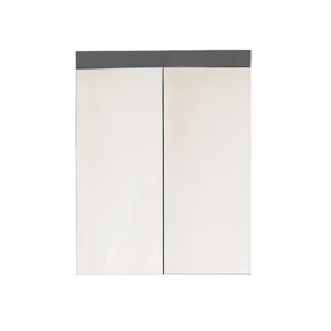 Spiegelschrank 'Amanda' grau glänzend 60 x 77 x 17 cm