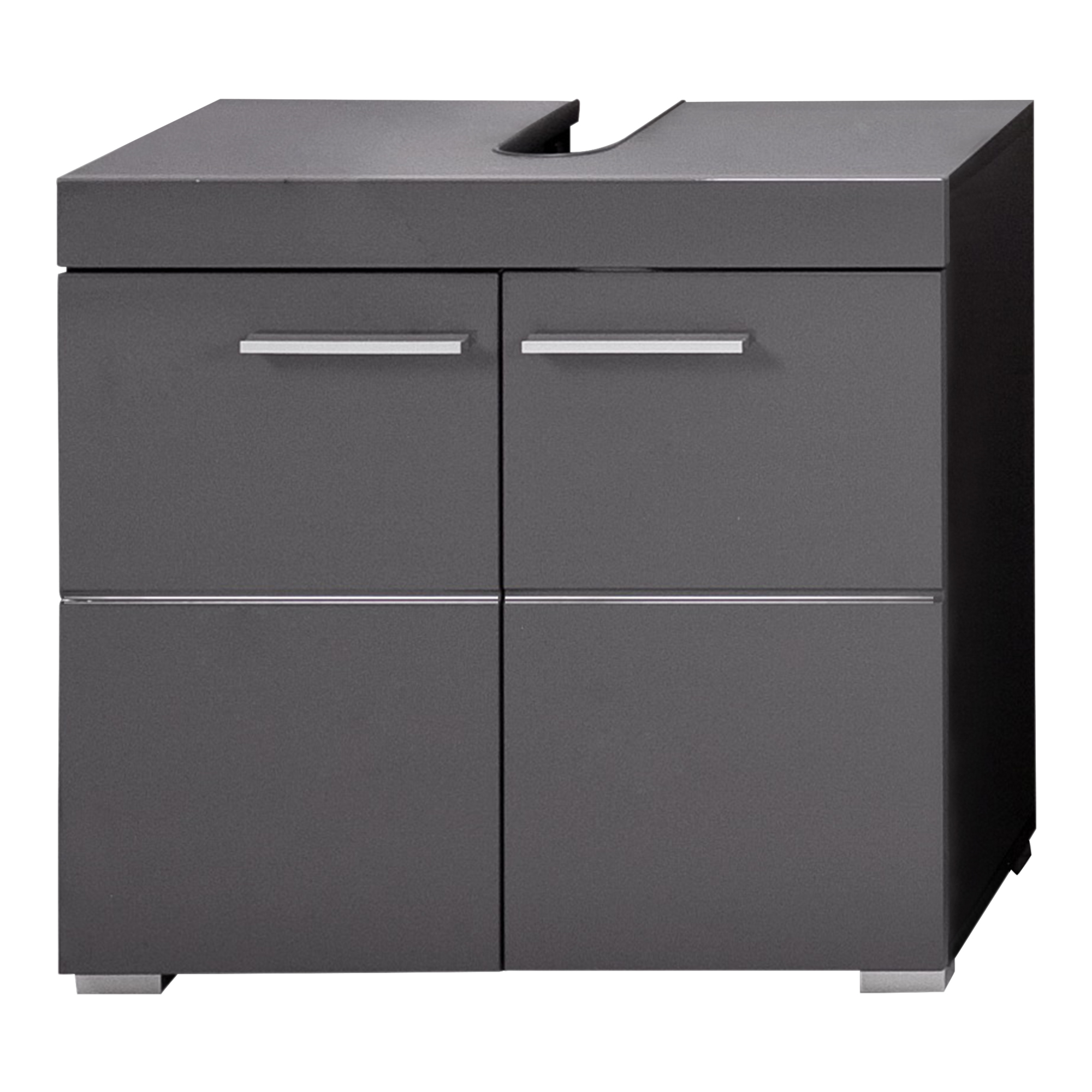 Waschbeckenunterschrank 'Amanda' grau 60 x 56 x 34 cm + product picture