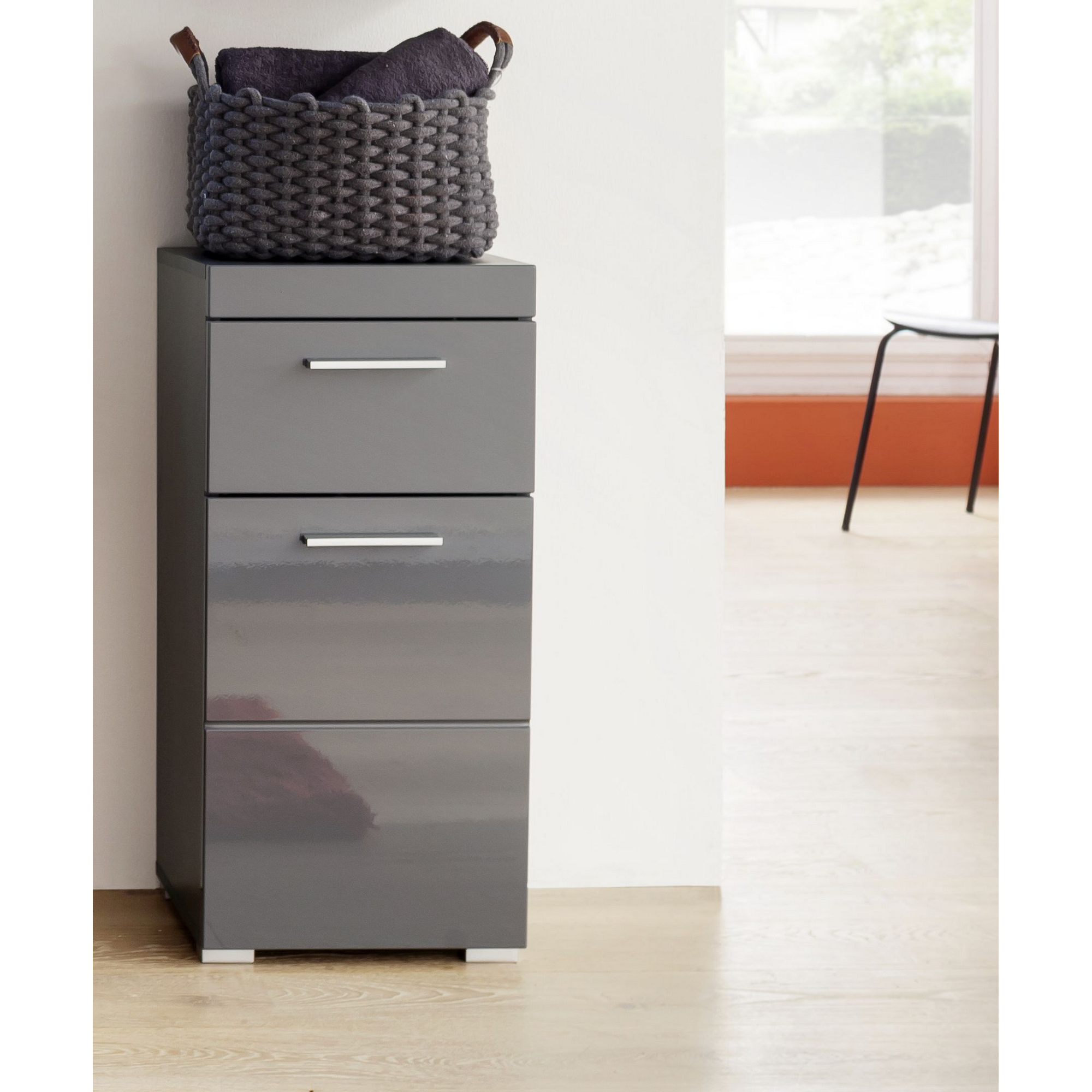 Standschrank 'Amanda' grau 37 x 79 x 31 cm + product picture