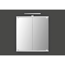 LED-Spiegelschrank 'KandiLED' weiß Hochglanz 60 x 70,2 x 19,4 cm