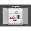 LED-Spiegelschrank 'KandiLED' weiß Hochglanz 60 x 70,2 x 19,4 cm