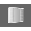 Weißer Spiegelschrank Binz LED