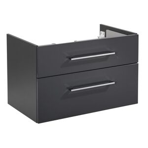 Waschbeckenunterschrank 'Hype 3.0' anthrazit glänzend 80 x 51 x 49 cm