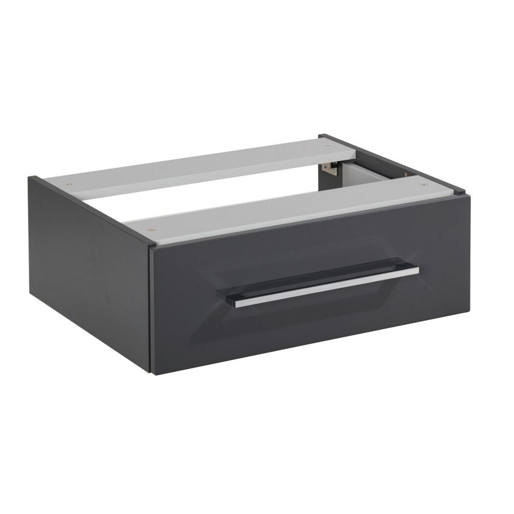 Waschbeckenunterschrank 'Hype 3.0' anthrazit 60 x 21 x 49 cm