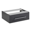 Waschbeckenunterschrank 'Hype 3.0' anthrazit 60 x 21 x 49 cm