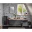 Waschbeckenunterschrank 'Hype 3.0' anthrazit 60 x 21 x 49 cm