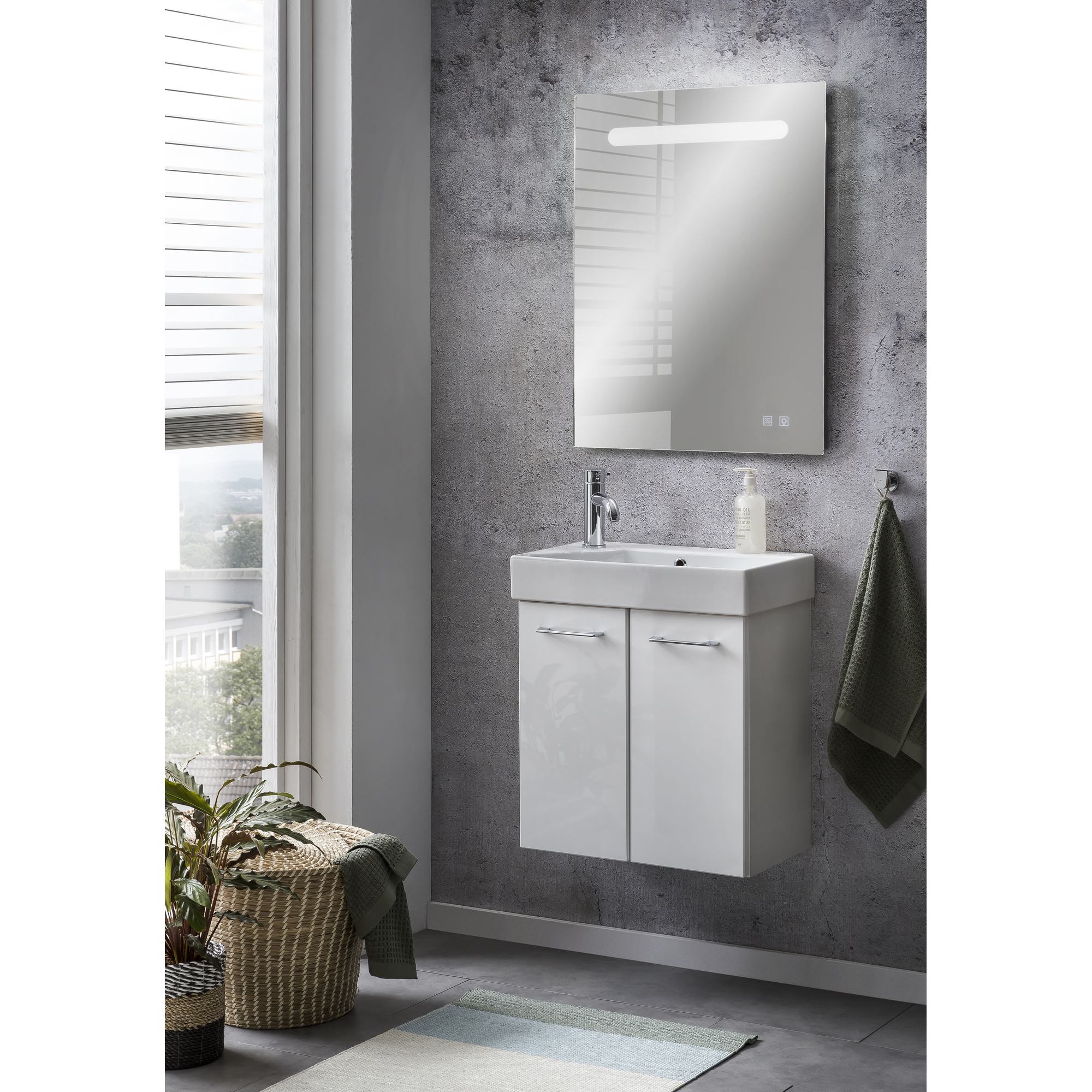 Waschtischunterschrank 'Tao' 51 x 55 x 32 cm weiß + product picture