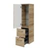 Midischrank 'Taiga' braun foliert 30 x 121 x 33 cm