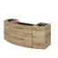 Waschbeckenunterschrank 'Taiga' braun foliert 119 x 48 x 46,2 cm