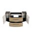 Waschbeckenunterschrank 'Taiga' braun foliert 119 x 48 x 46,2 cm